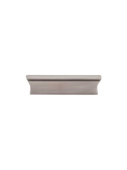 Glacier Cabinet Pull - 3 inch Center-to-Center in Satin Nickel.